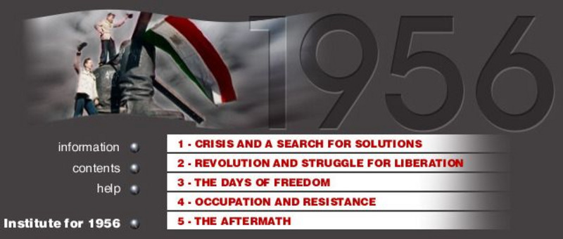 History of 1956: Hungarian Revolution Website
