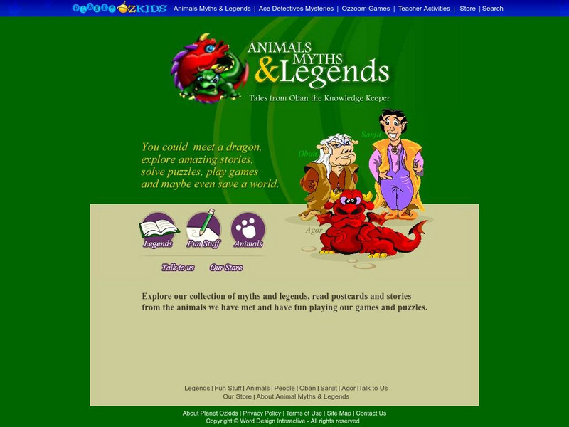 Animal Myths & Legends Activity Animal Myths & Legends Activity