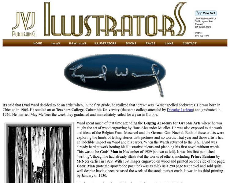 Bud Plant Illustrated Books: Lynd Ward Website Bud Plant Illustrated Books: Lynd Ward Website