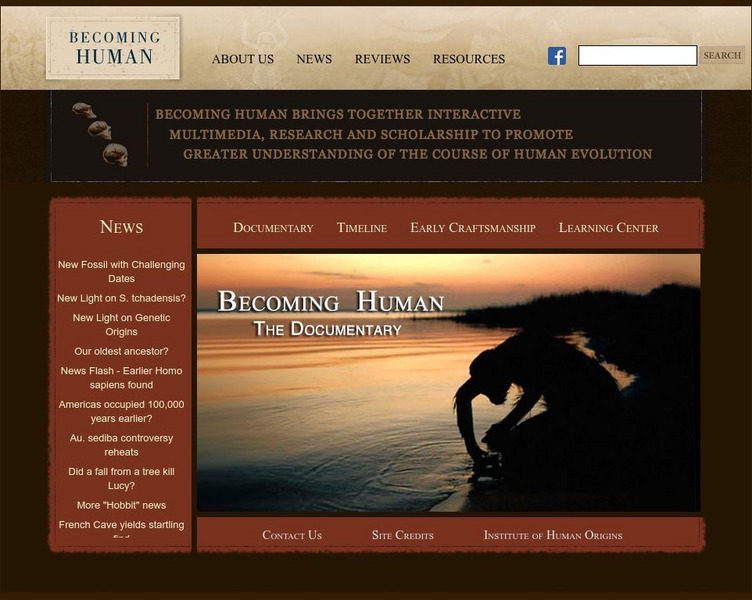 Institute of Human Origins: Becoming Human Website Institute of Human Origins: Becoming Human Website