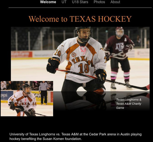 Texas Hockey Graphic Texas Hockey Graphic