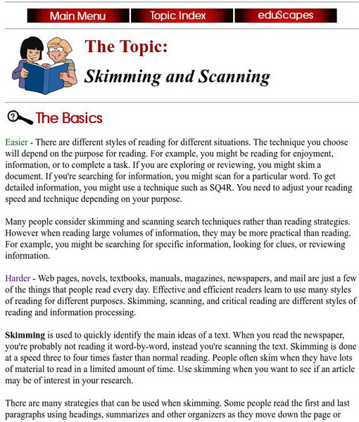 42explore: Skimming and Scanning Website 42explore: Skimming and Scanning Website