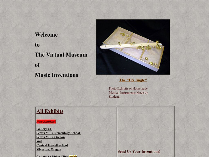The Virtual Museum of Music Inventions Graphic The Virtual Museum of Music Inventions Graphic
