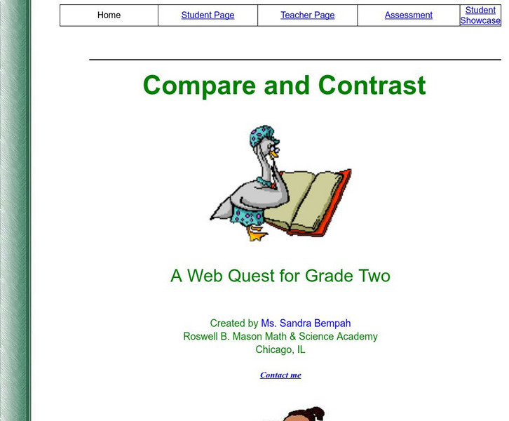 Castle Technology: Compare and Contrast: A Web Quest for Grade Two Activity Castle Technology: Compare and Contrast: A Web Quest for Grade Two Activity
