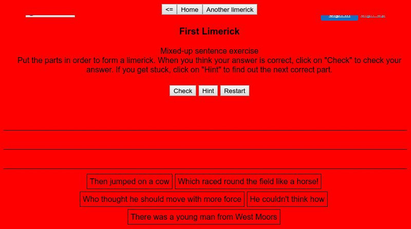 David James: Limerick Unknown Type David James: Limerick Unknown Type