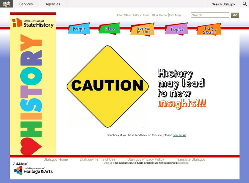 Utah State History: I Love History Interactive