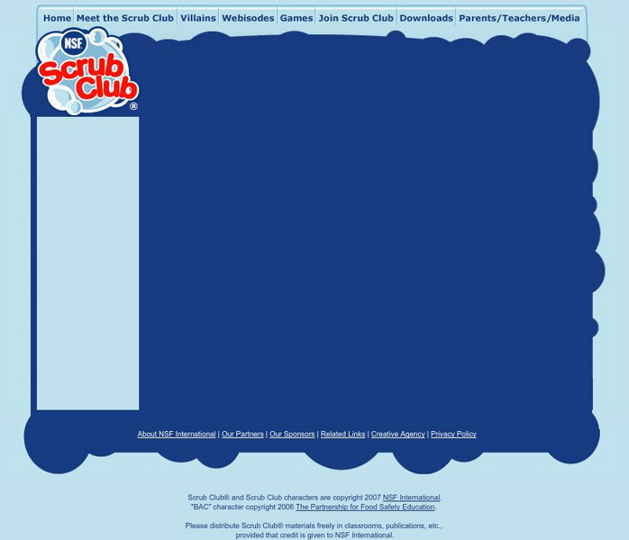 Nsf International: Scrub Club: 6 Steps to Wash Your Hands Interactive