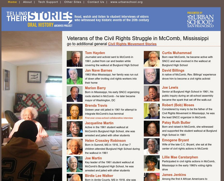 Telling Their Stories: Civil Rights Struggle Instructional Video Telling Their Stories: Civil Rights Struggle Instructional Video