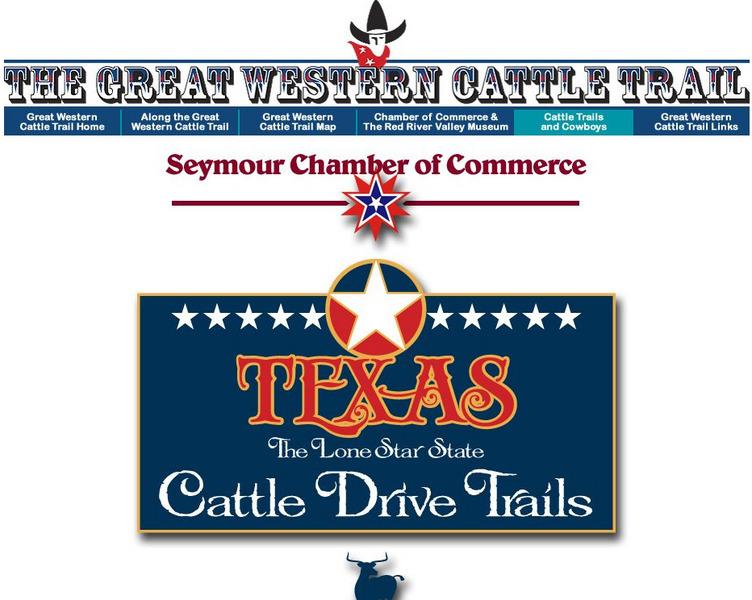 Seymour Chamber of Commerce: The Great Western Cattle Trail Website Seymour Chamber of Commerce: The Great Western Cattle Trail Website