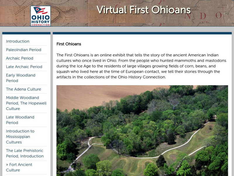 Ohio History: Virtual First Ohioans Graphic Ohio History: Virtual First Ohioans Graphic