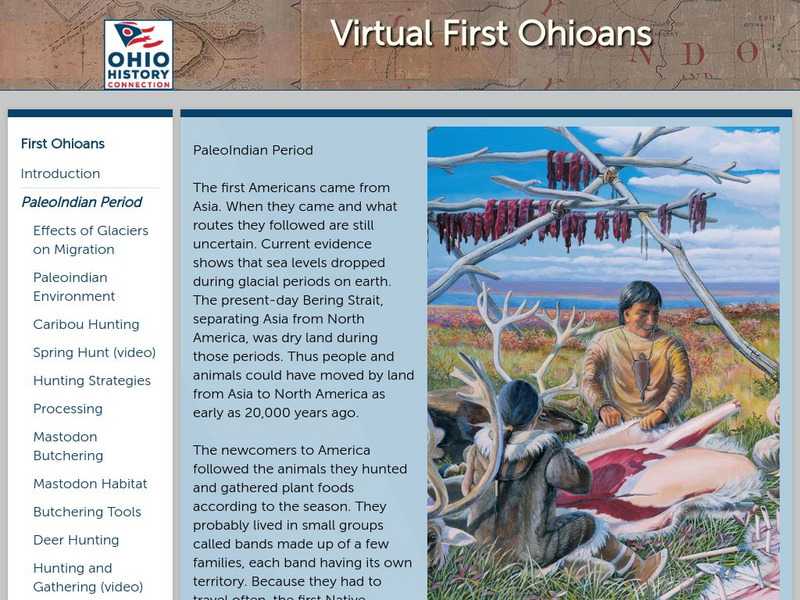 Ohio Historical Society: Paleo Indian Period Instructional Video
