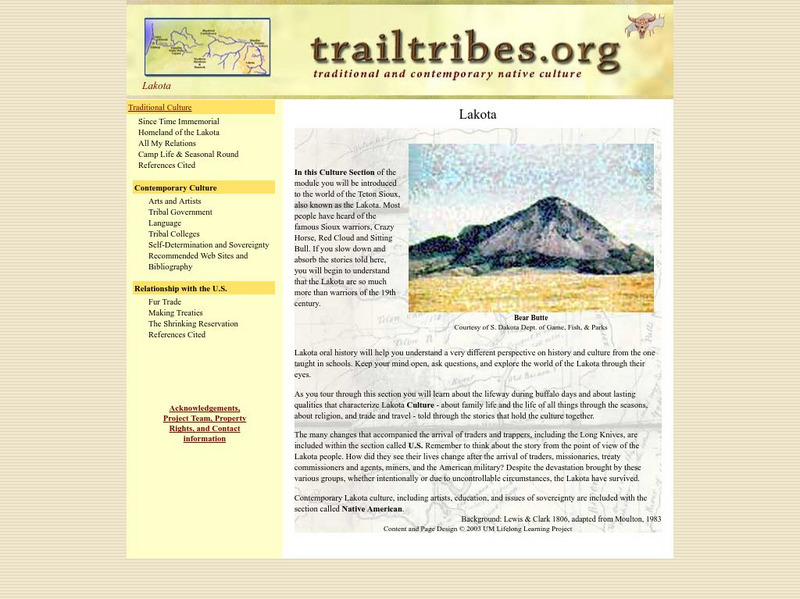 Trail tribes.org: Lakota Website Trail tribes.org: Lakota Website