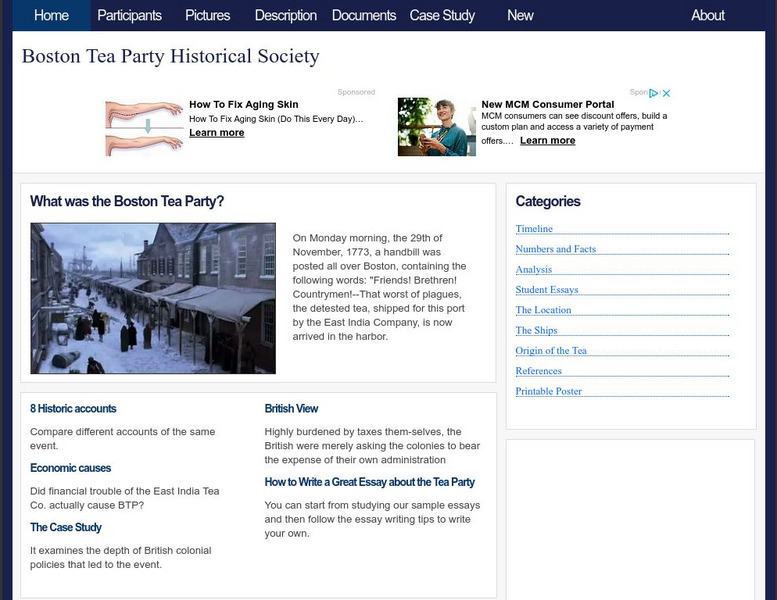 Boston Tea Party Historical Society Website Boston Tea Party Historical Society Website