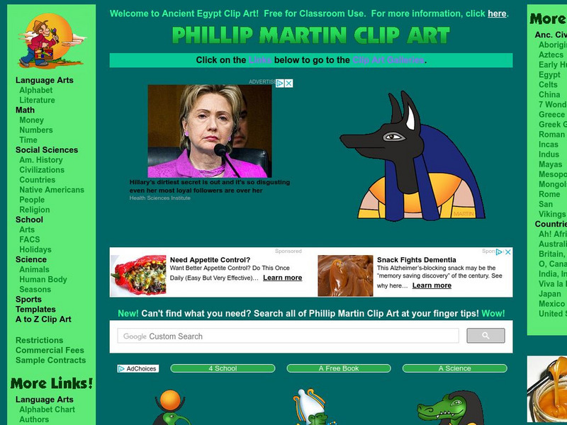 Clip Art by Phillip Martin: Ancient Egypt Website Clip Art by Phillip Martin: Ancient Egypt Website