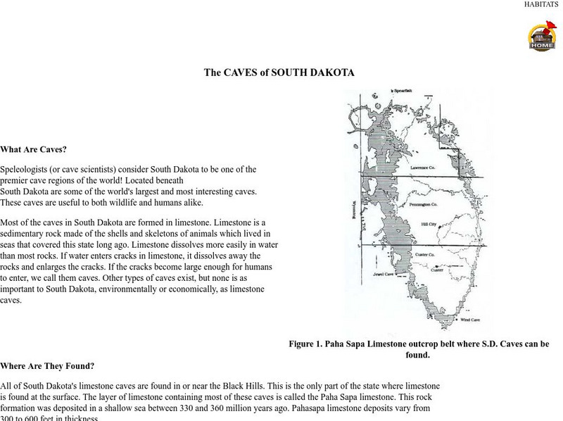 Nsu: Caves of South Dakota Handout