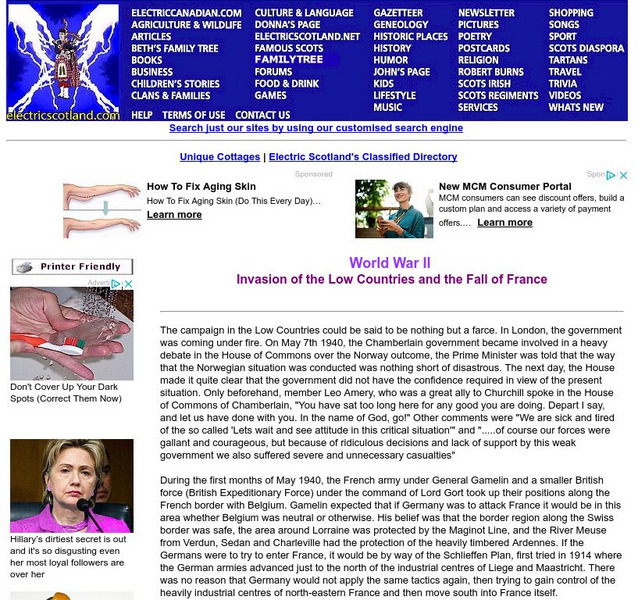 Electric Scotland: Wwii: Invasion of the Low Countries and the Fall of France Article Electric Scotland: Wwii: Invasion of the Low Countries and the Fall of France Article