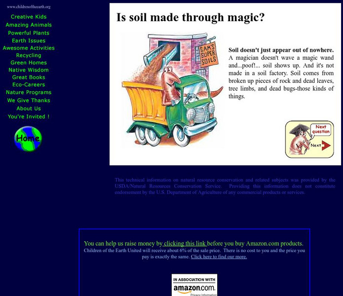 Children of the Earth: Soil Facts for Kids Activity