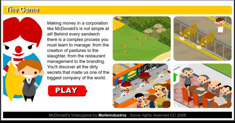 Mc Donald's Game Interactive