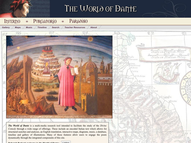 The World of Dante Activity The World of Dante Activity