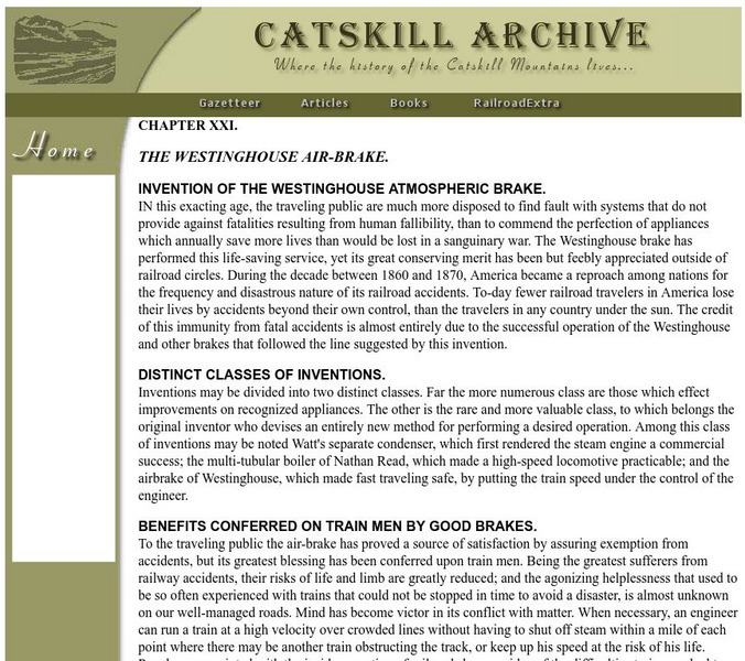 Railroad Archive: Westinghouse Air Brake Website Railroad Archive: Westinghouse Air Brake Website