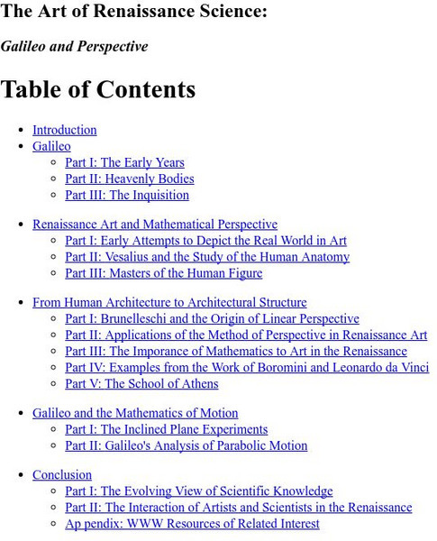 Mc Murry University: The Art of Renaissance Science: Galileo and Perspective eBook Mc Murry University: The Art of Renaissance Science: Galileo and Perspective eBook