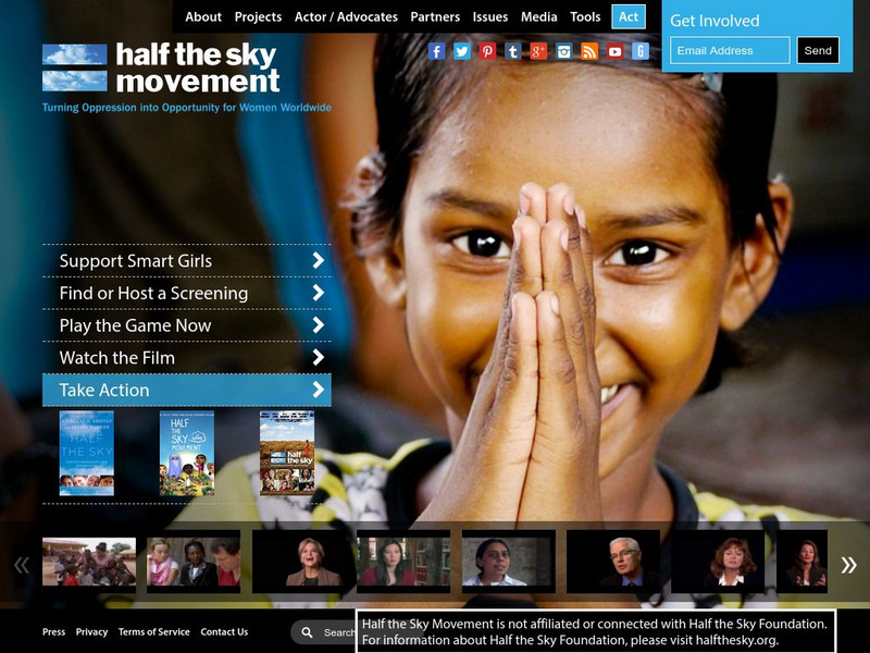Pbs: Half the Sky: Turning Oppression Into Opportunity for Women Worldwide Website Pbs: Half the Sky: Turning Oppression Into Opportunity for Women Worldwide Website