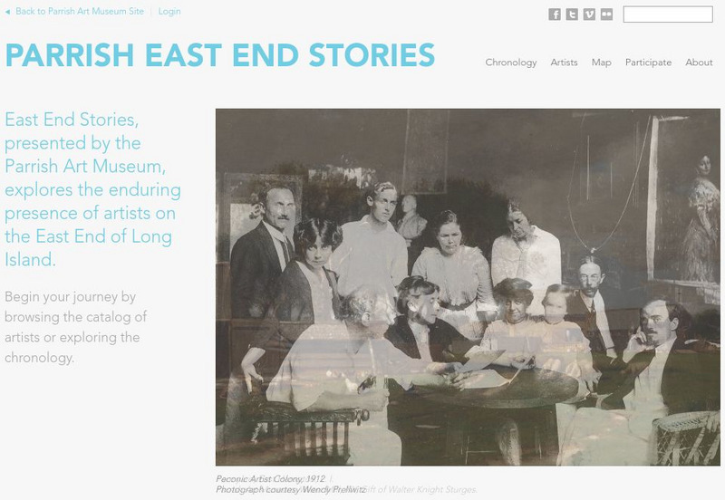 Parrish Art Museum: East End Stories Website Parrish Art Museum: East End Stories Website
