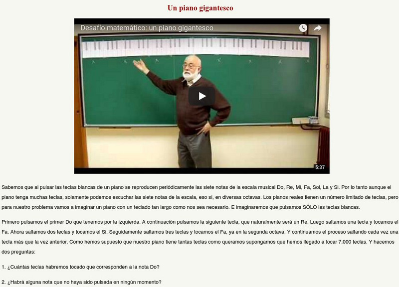 Gobierno De Navarra: Un Piano Gigantesco Instructional Video