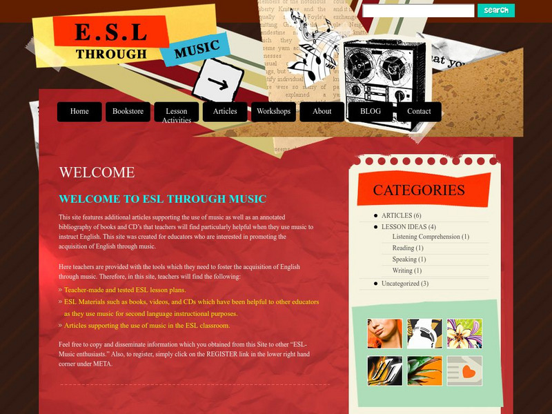 Forefront Publishers: Esl Through Music Website Forefront Publishers: Esl Through Music Website