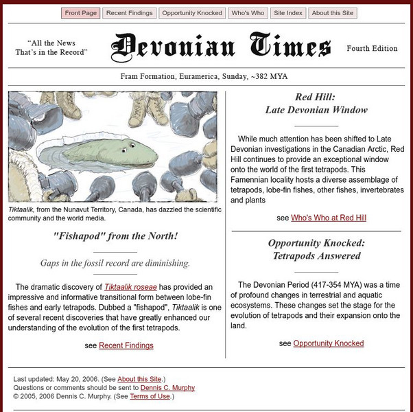 Devonian Times Website Devonian Times Website