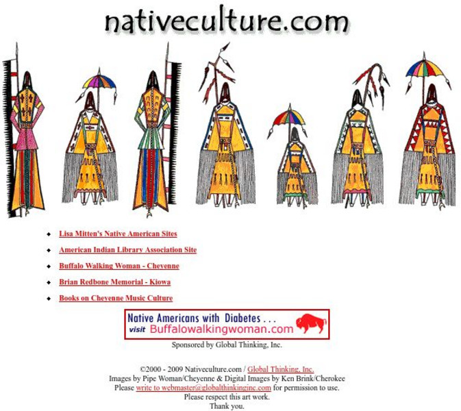 Nativeculture.com Website Nativeculture.com Website