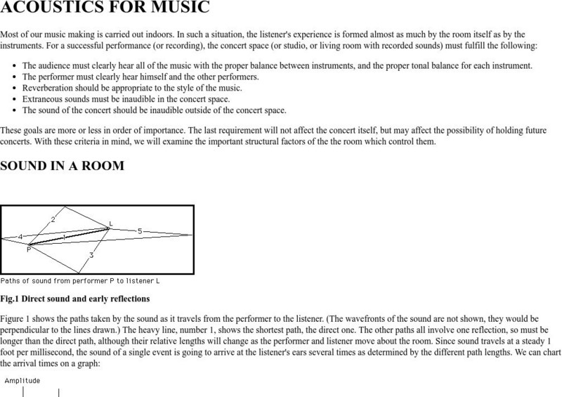 University of California: Acoustics for Music Website University of California: Acoustics for Music Website