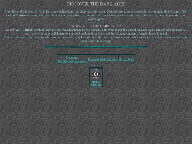 Dumfries and Galloway Museums Services: Discover the Dark Ages Website Dumfries and Galloway Museums Services: Discover the Dark Ages Website