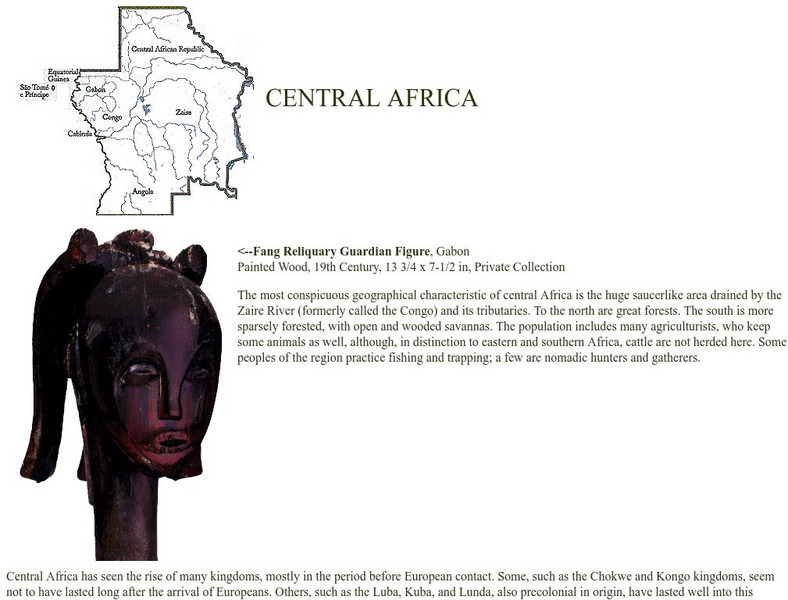 Guggenheim Museum: Africa: Central Africa Handout