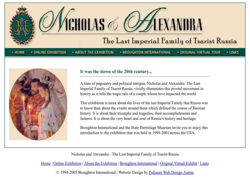 Broughton Int:nicholas and Alexandra: Last Imperial Family of Tsarist Russia Activity