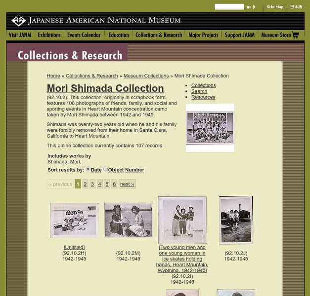 Japanese American National Museum: Mori Shimada Collection PPT Japanese American National Museum: Mori Shimada Collection PPT