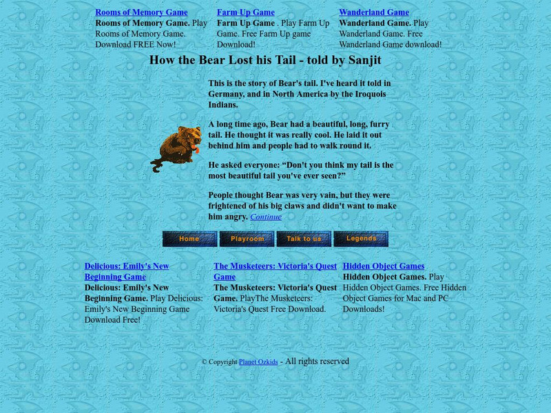 Iroquois Legends: "How the Bear Lost His Tail" eBook Iroquois Legends: "How the Bear Lost His Tail" eBook