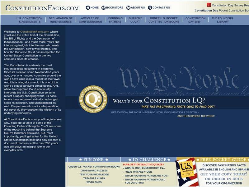Constitution Facts Unknown Type Constitution Facts Unknown Type