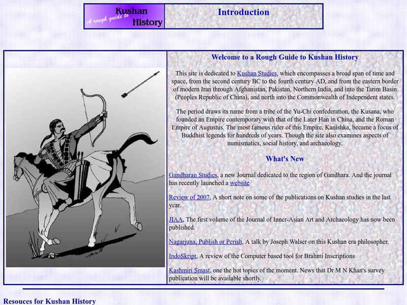 A Rough Guide to Kushan History: Homepage Website A Rough Guide to Kushan History: Homepage Website
