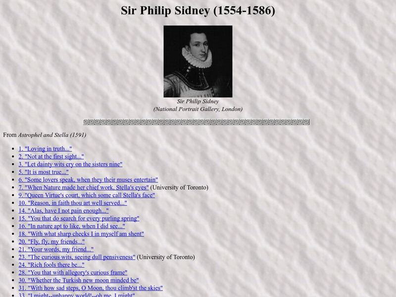 Sonnets of Sir Philip Sidney eBook