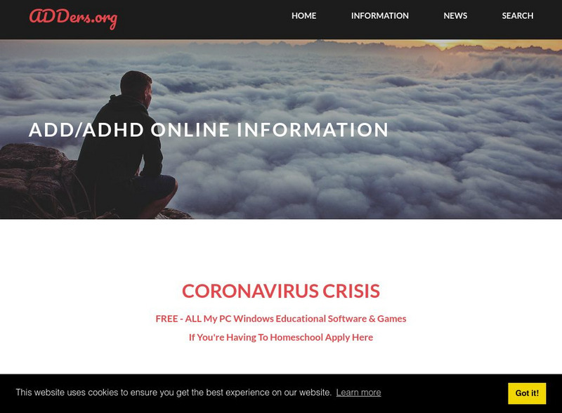 Ad ders.org: What Is a.d.d./a.d.h.d? Website