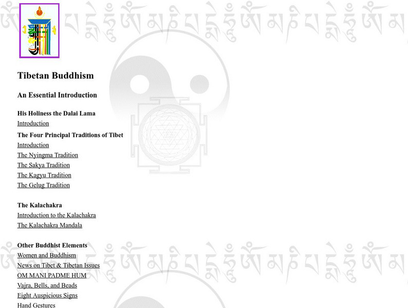 Essential Introduction to Tibetan Buddhism Website Essential Introduction to Tibetan Buddhism Website