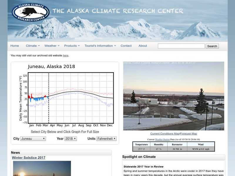 The Alaska Climate Research Center Website The Alaska Climate Research Center Website