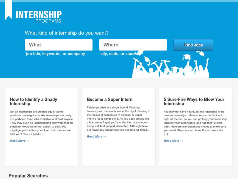 Internship Programs: The Internship Search Engine Website