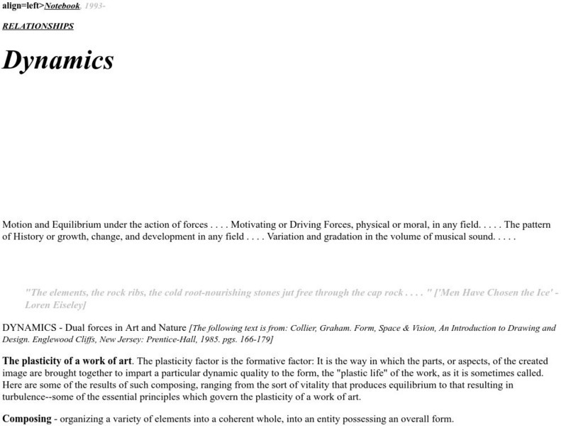 Relationships: Dynamics Website Relationships: Dynamics Website