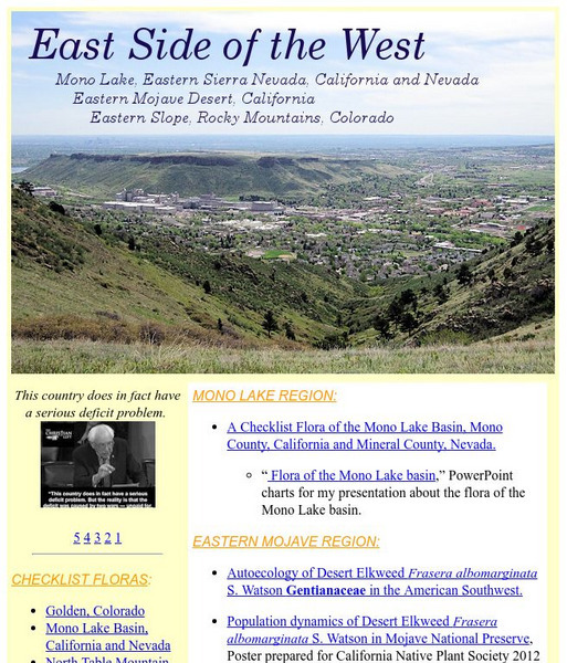 Tom Schweich Home Page: Vegetation in the Desert Website Tom Schweich Home Page: Vegetation in the Desert Website