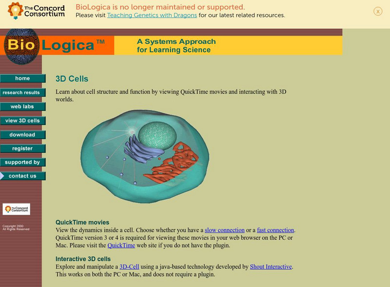 3 D Cells Website 3 D Cells Website