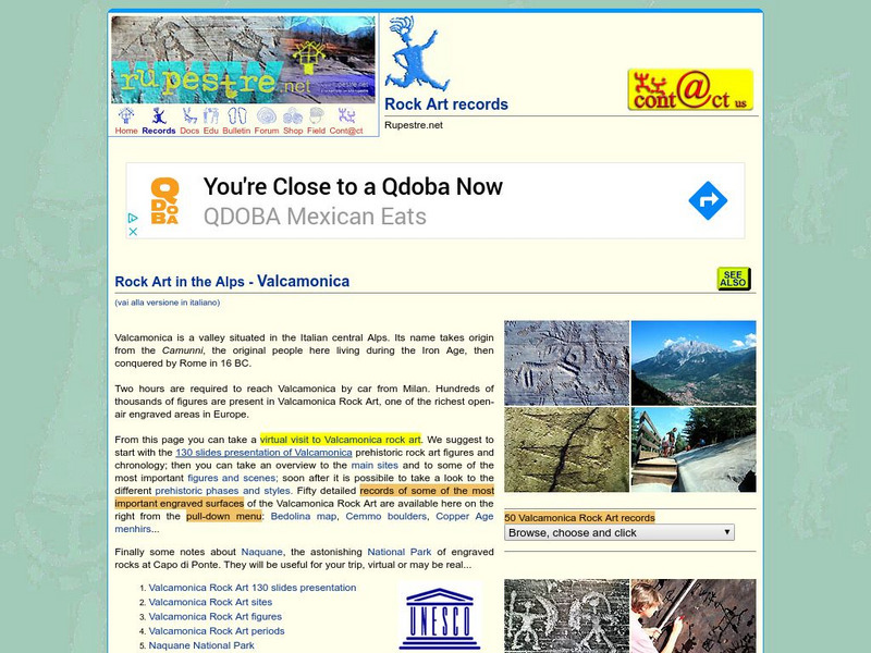 Valcamonica Rock Art Article