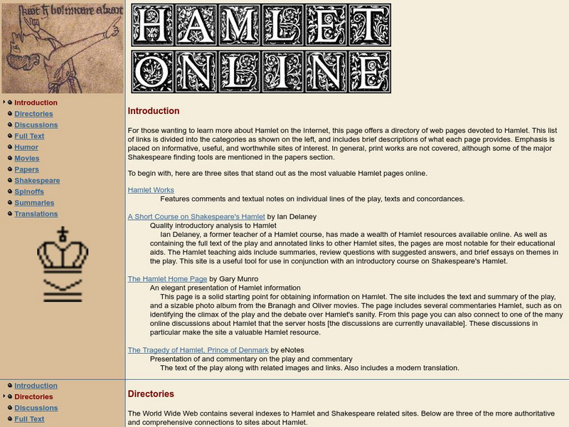 Hamlet Online Website Hamlet Online Website