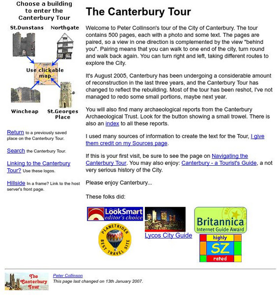 The Canterbury Tour Interactive